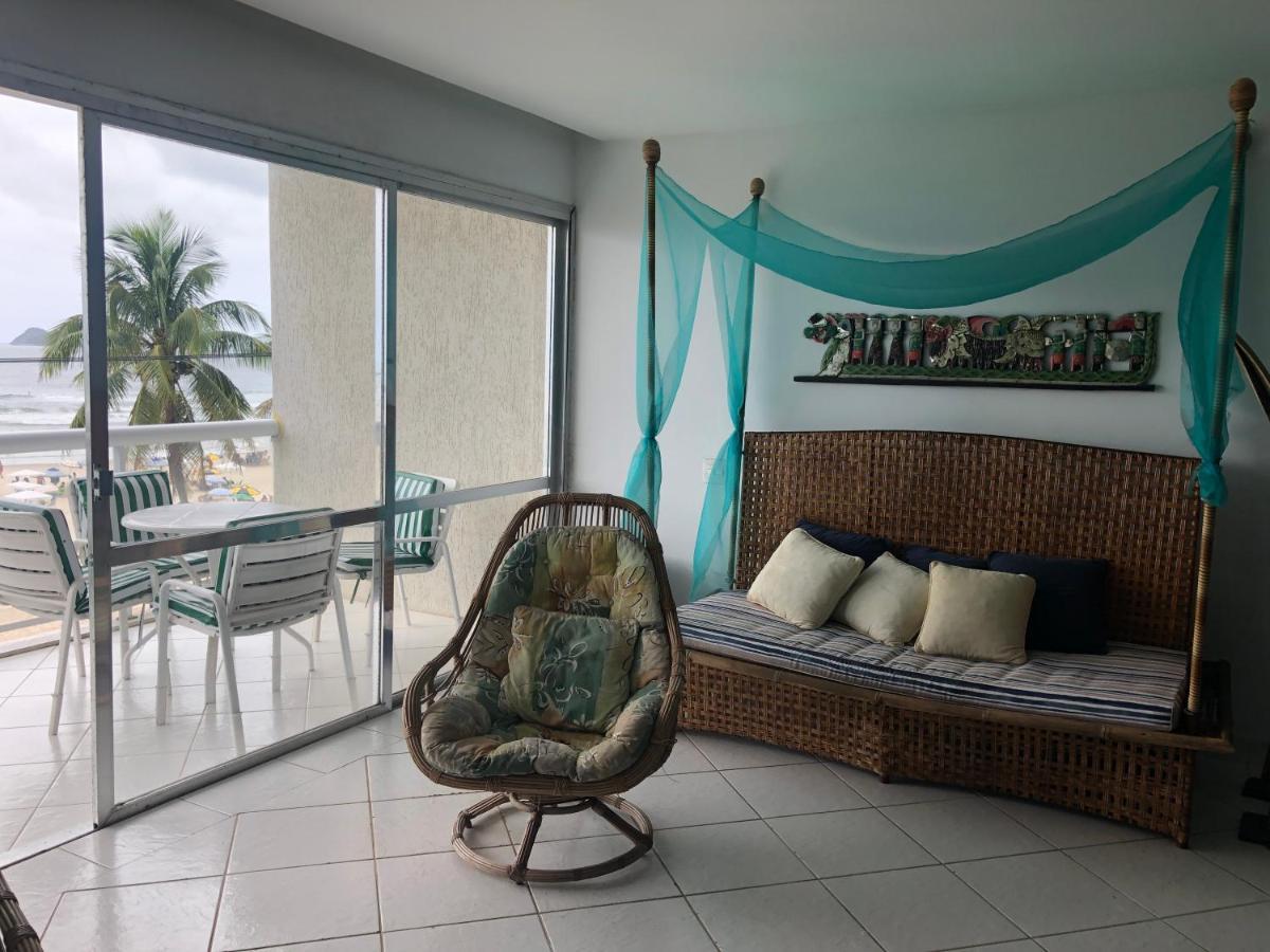 Apto Enorme Pe Na Areia, Vista Linda C/ Academia E Sauna Guaruja Exterior photo